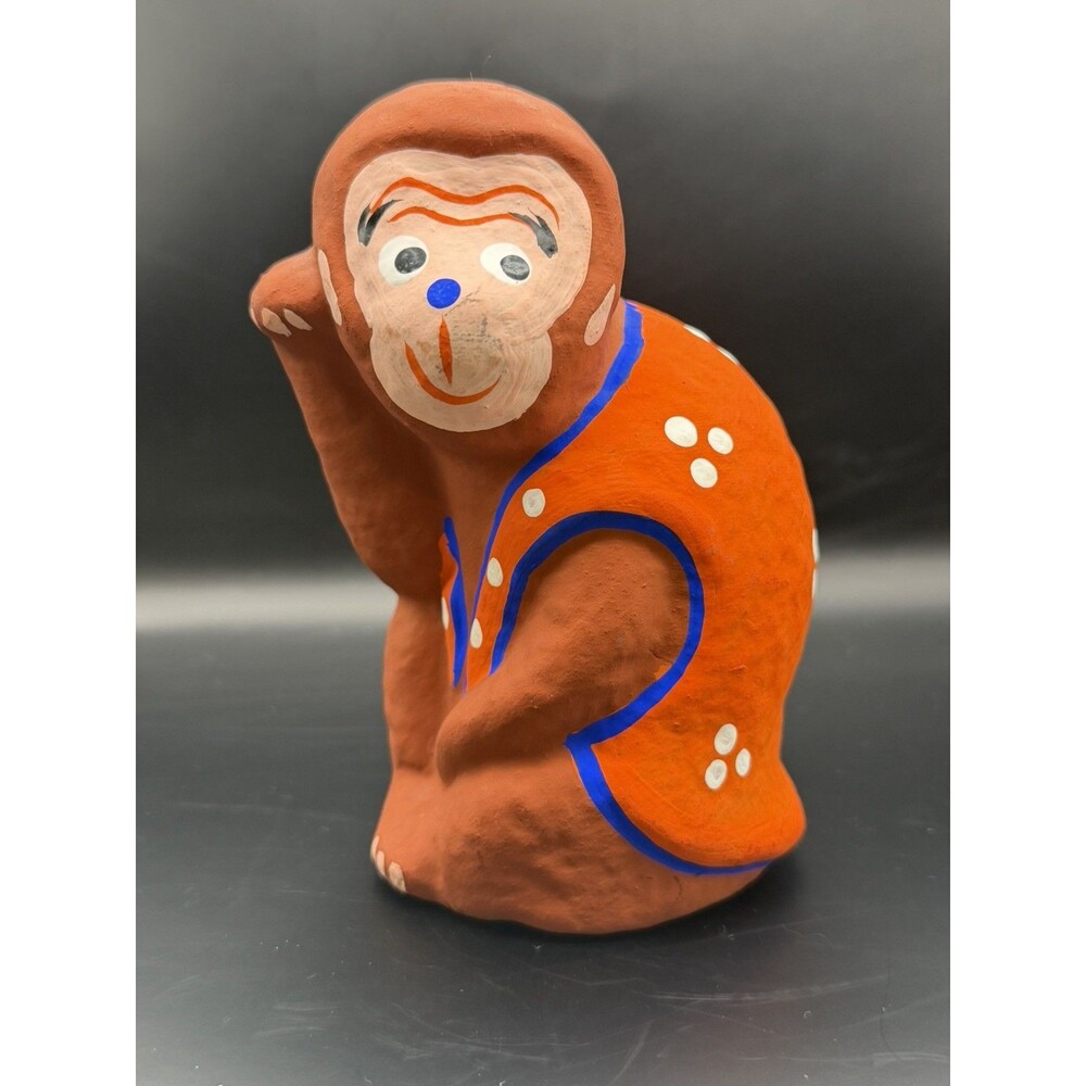 Hikoji Mingei Monkey Hariko Figure Izumo Vintage Showa Toy Japan